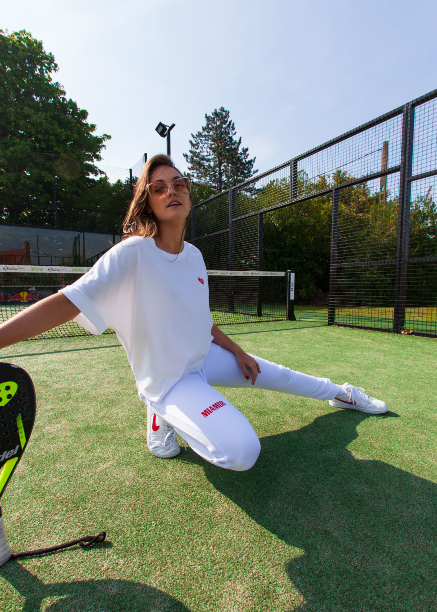 Firelove Oversized Crop Tee - White