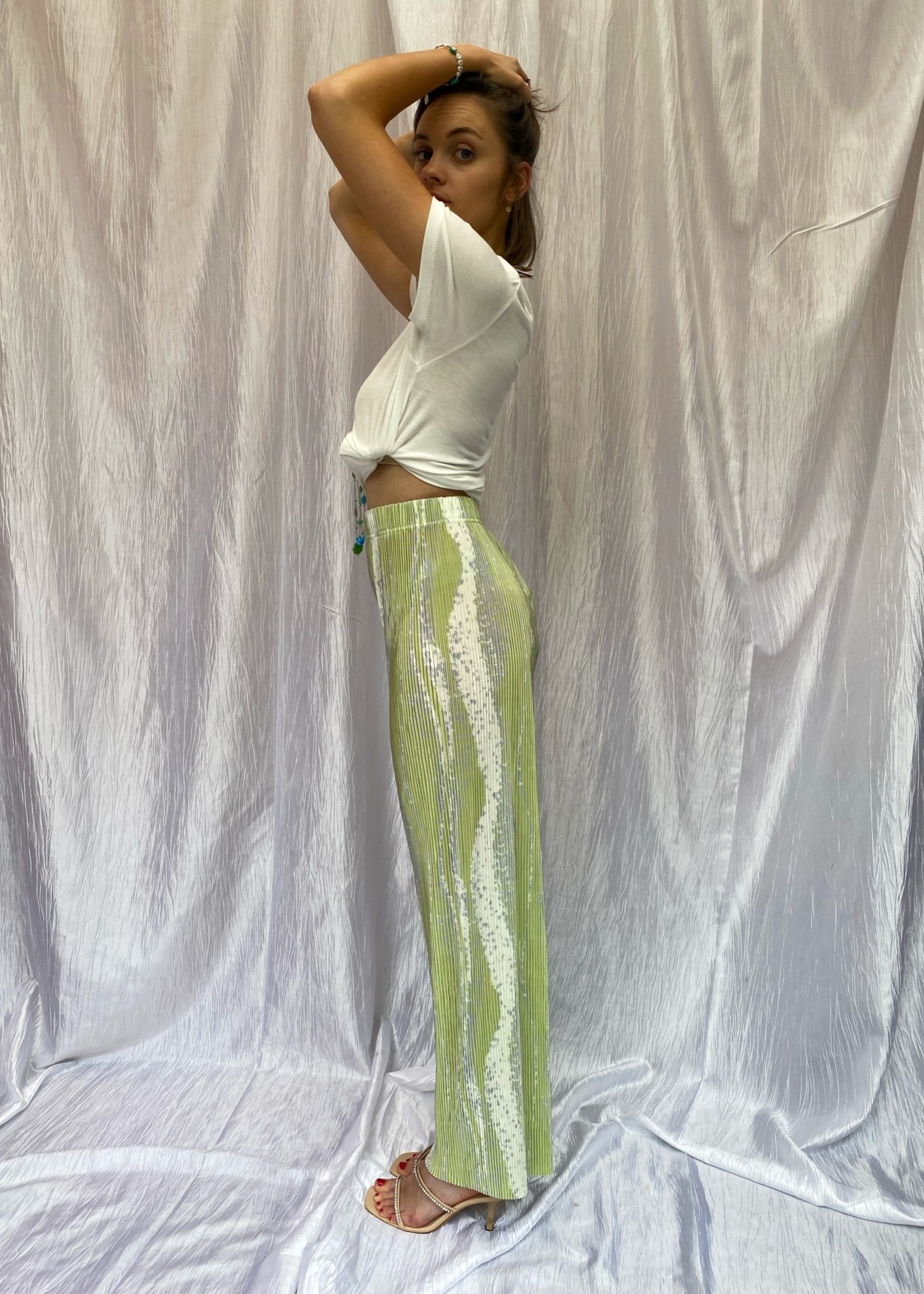 Fanny Funky Soft Pants - Green / One Size
