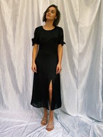 Maria Dotted Dress - Black