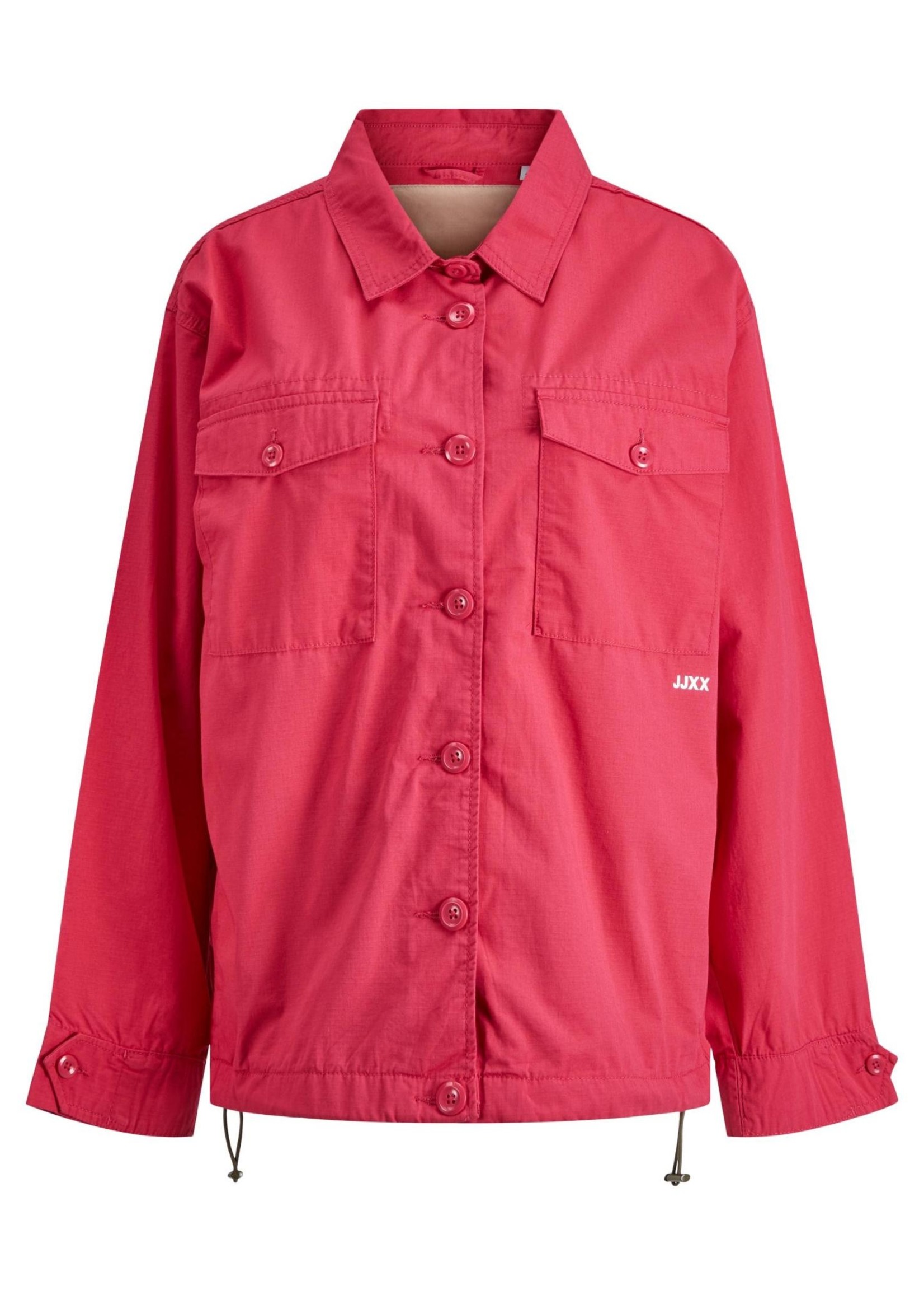 JJXX JXNEVADA CARGO OVERSHIRT  - BRIGTH ROSE