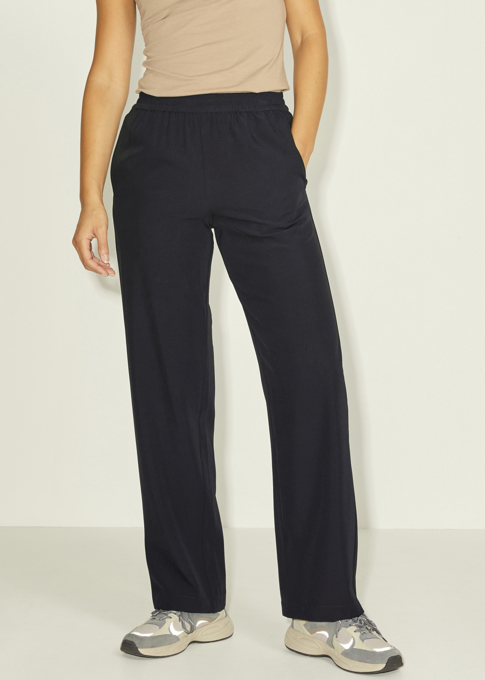 JJXX JXPOPPY REGULAR HW PANT NOOS - BLACK '34