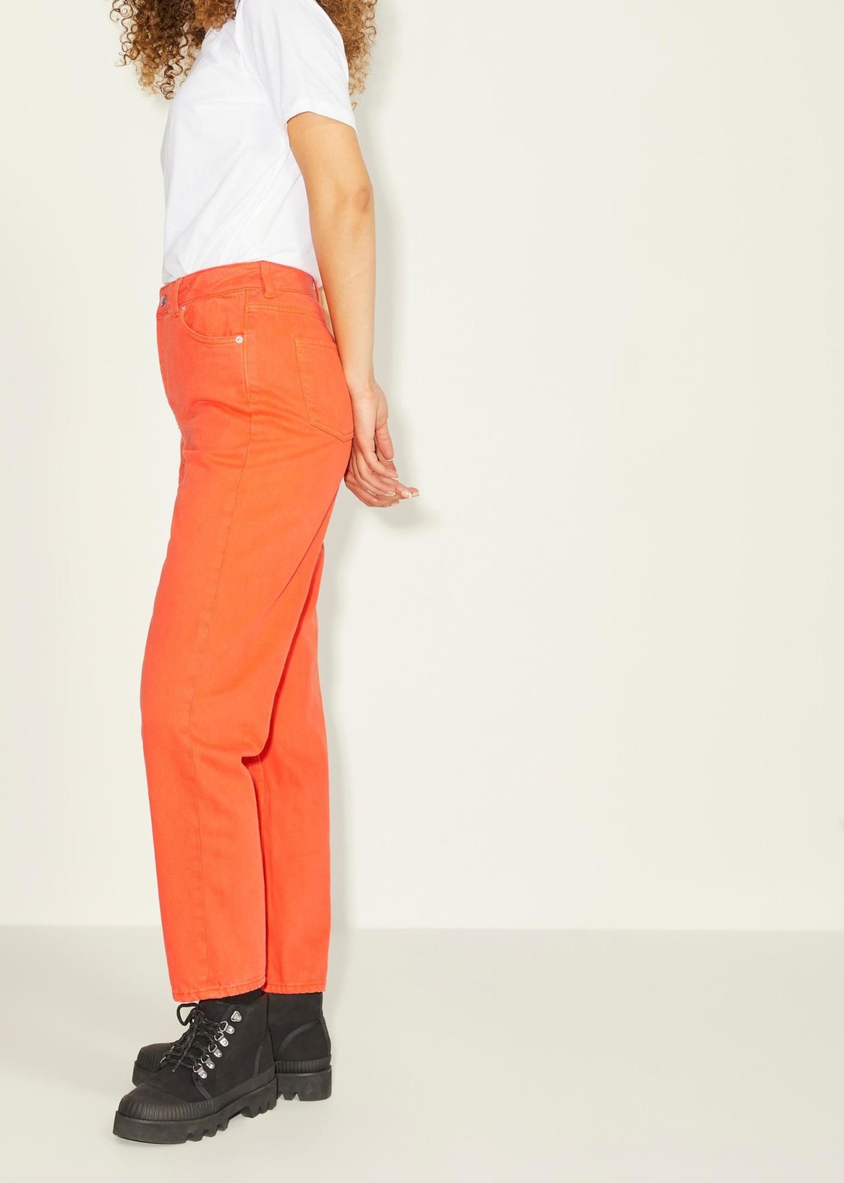 JJXX JXLISBON MOM JEANS AKM NOOS - RED ORANGE "30