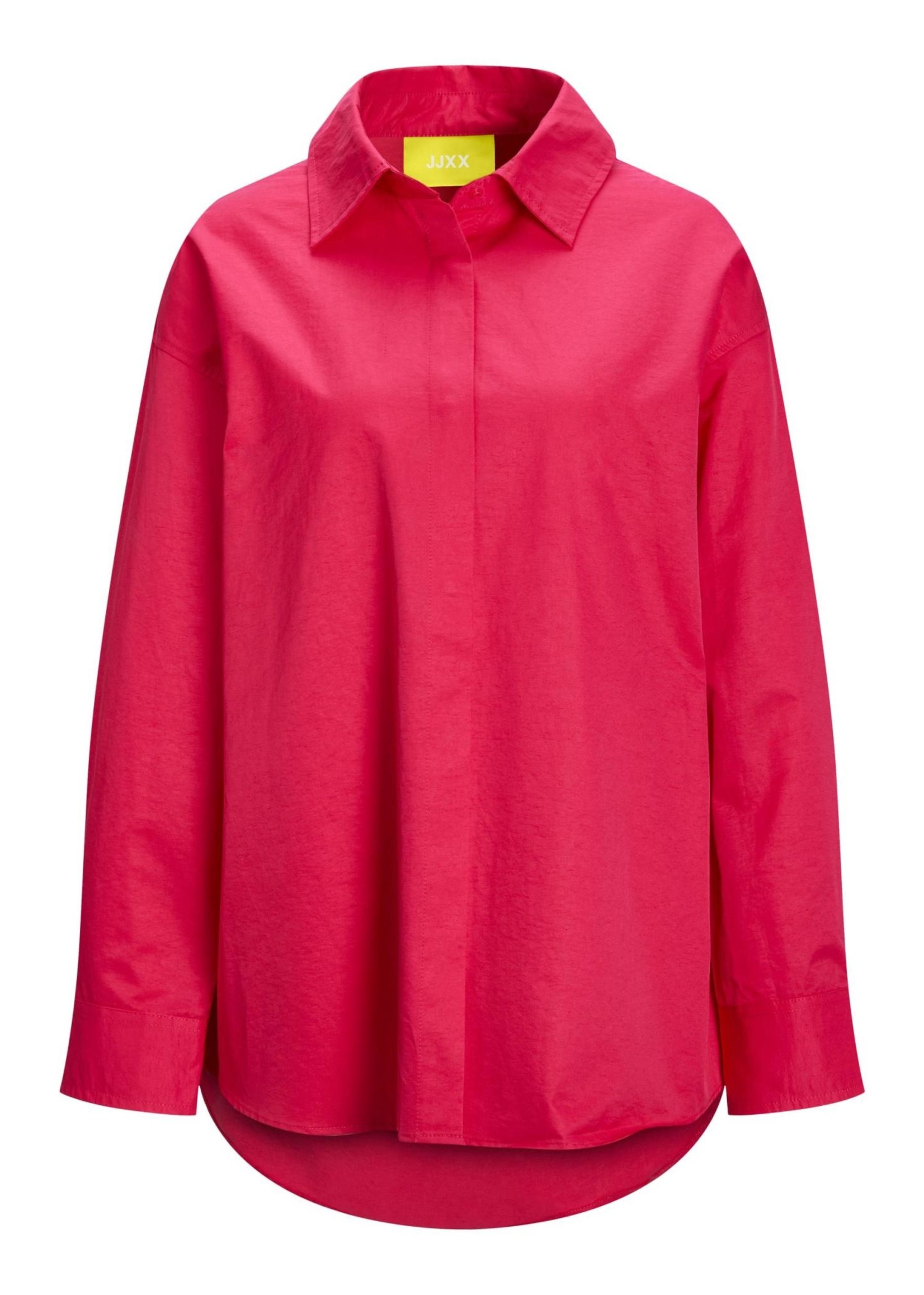 JJXX JXIVA SOL OVERSIZED SHIRT - BRIGHT ROSE