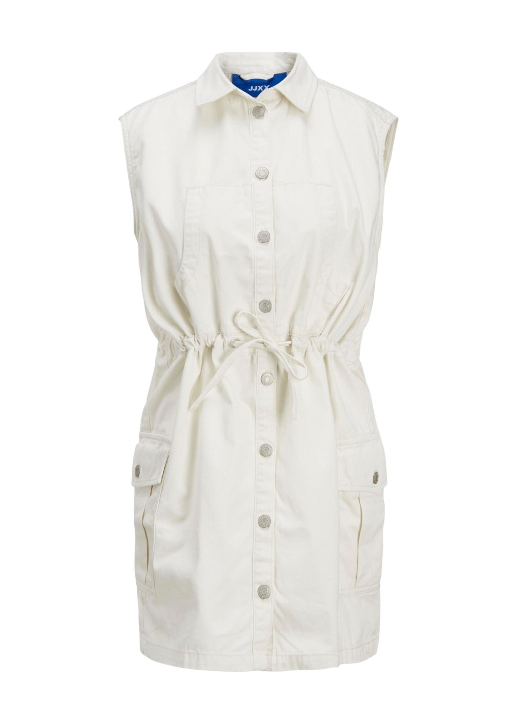 JXGIA WORKER DRESS - SNOW WHITE