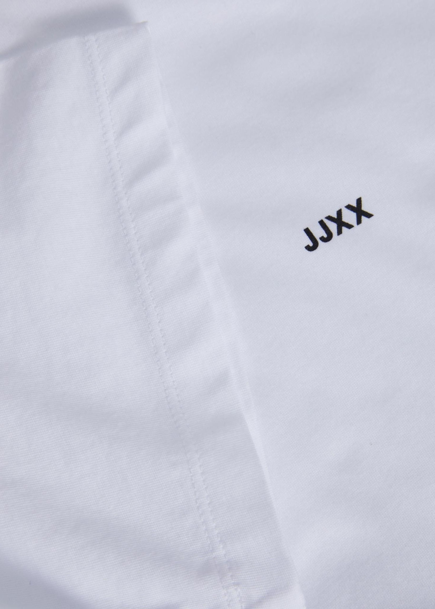 JJXX JXANDREA LOOSE LOGO TEE - BRIGHT WHITE