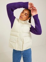 JJXX JXCARLA NOTE PUFFER - BONE WHITE