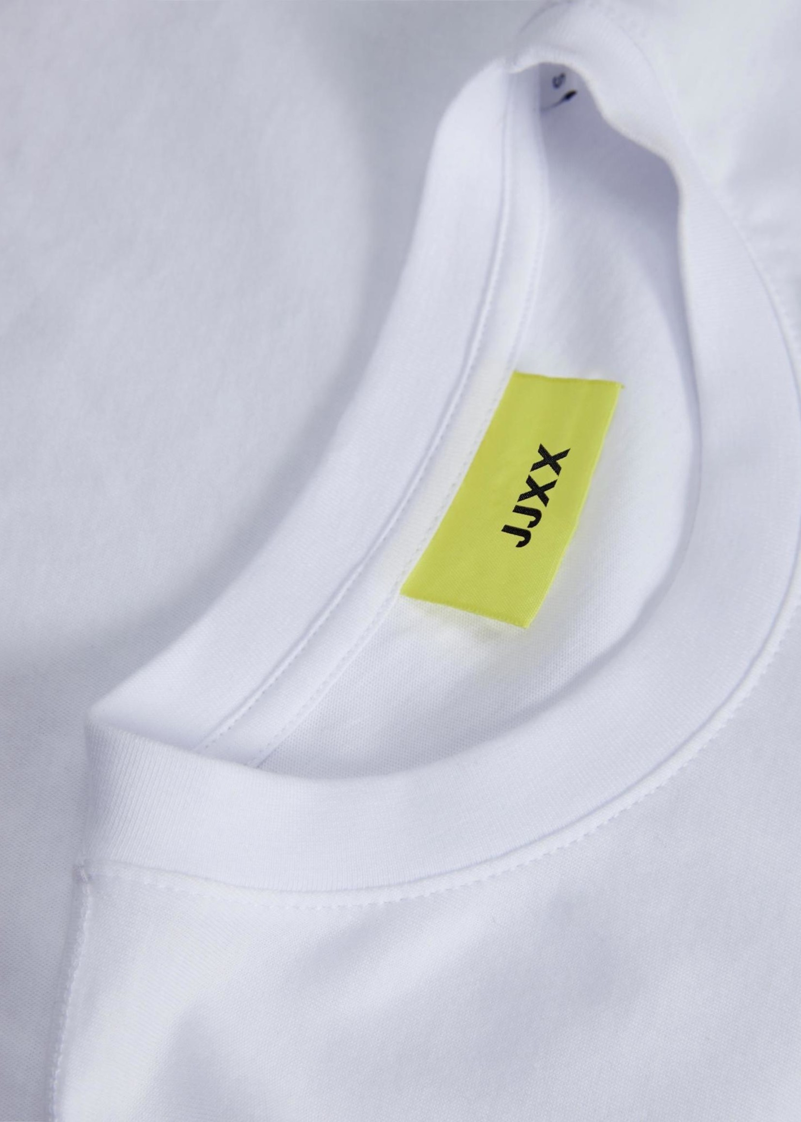 JJXX JXANDREA LOOSE LOGO TEE - BRIGHT WHITE