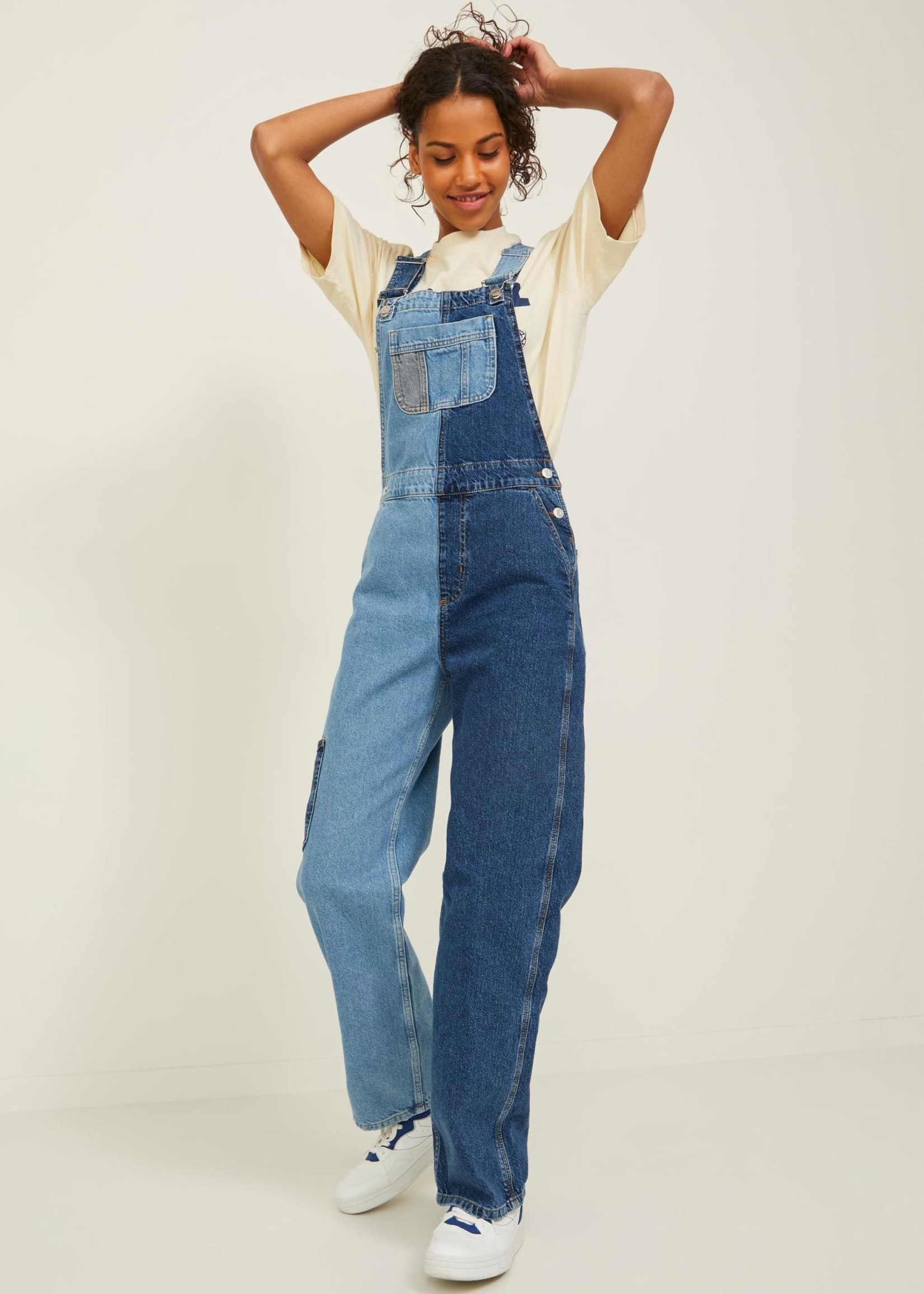 JXCALA TWO TONE OVERALL - MED BLUE
