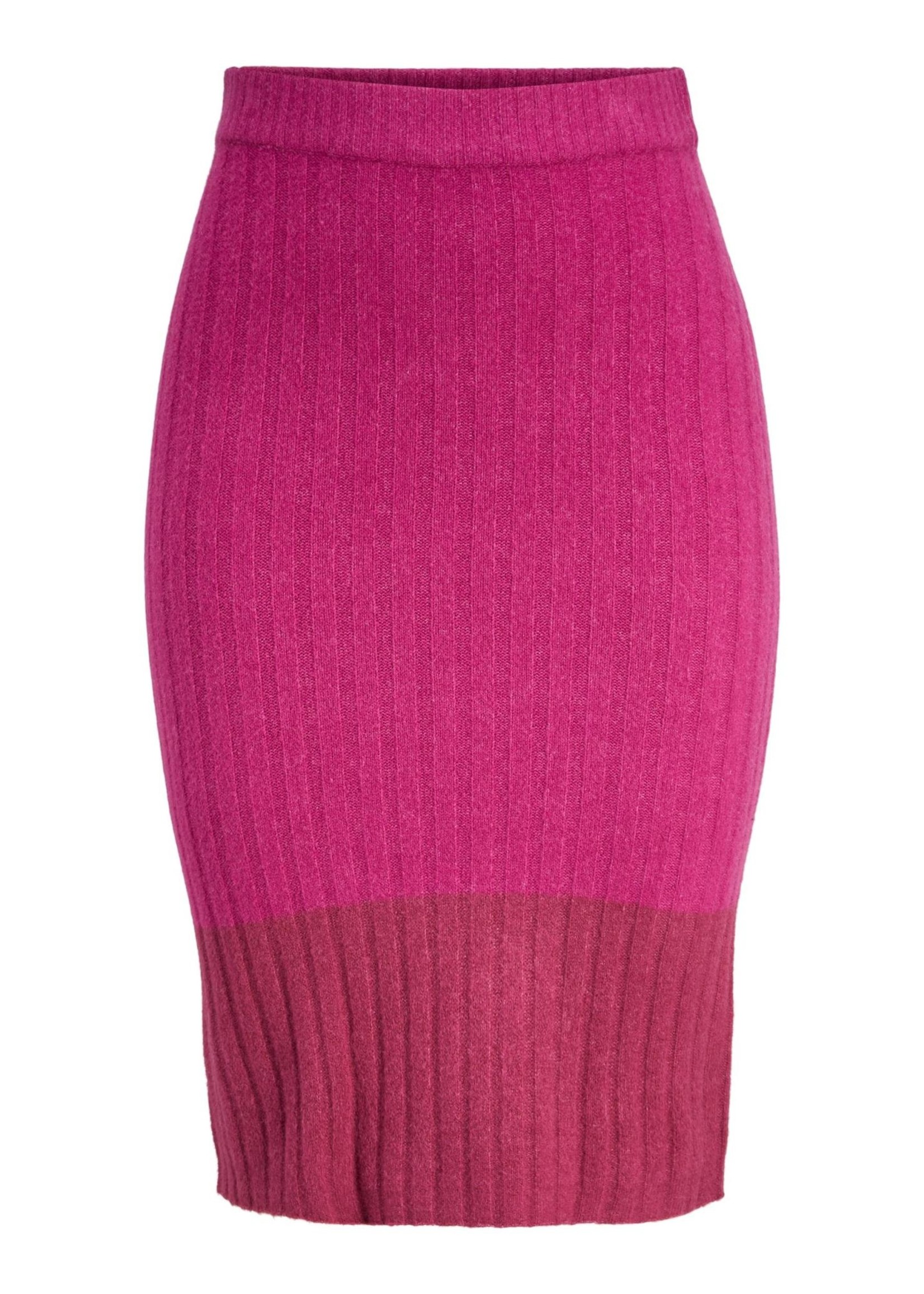 JJXX JXLAUREN KNIT SKIRT - FESTIVAL FUCHSIA