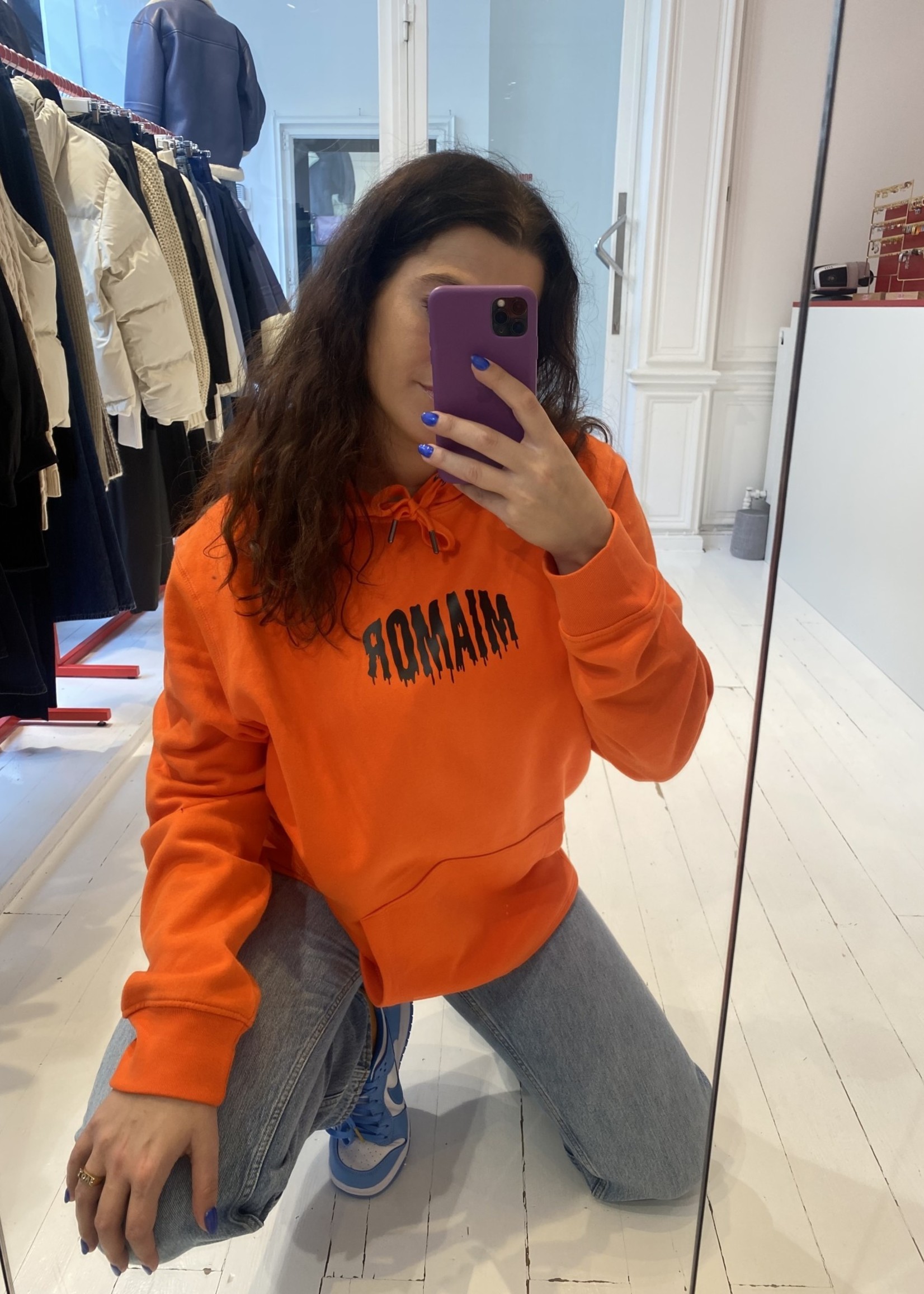 Drippy Miamor Hoodie - Orange