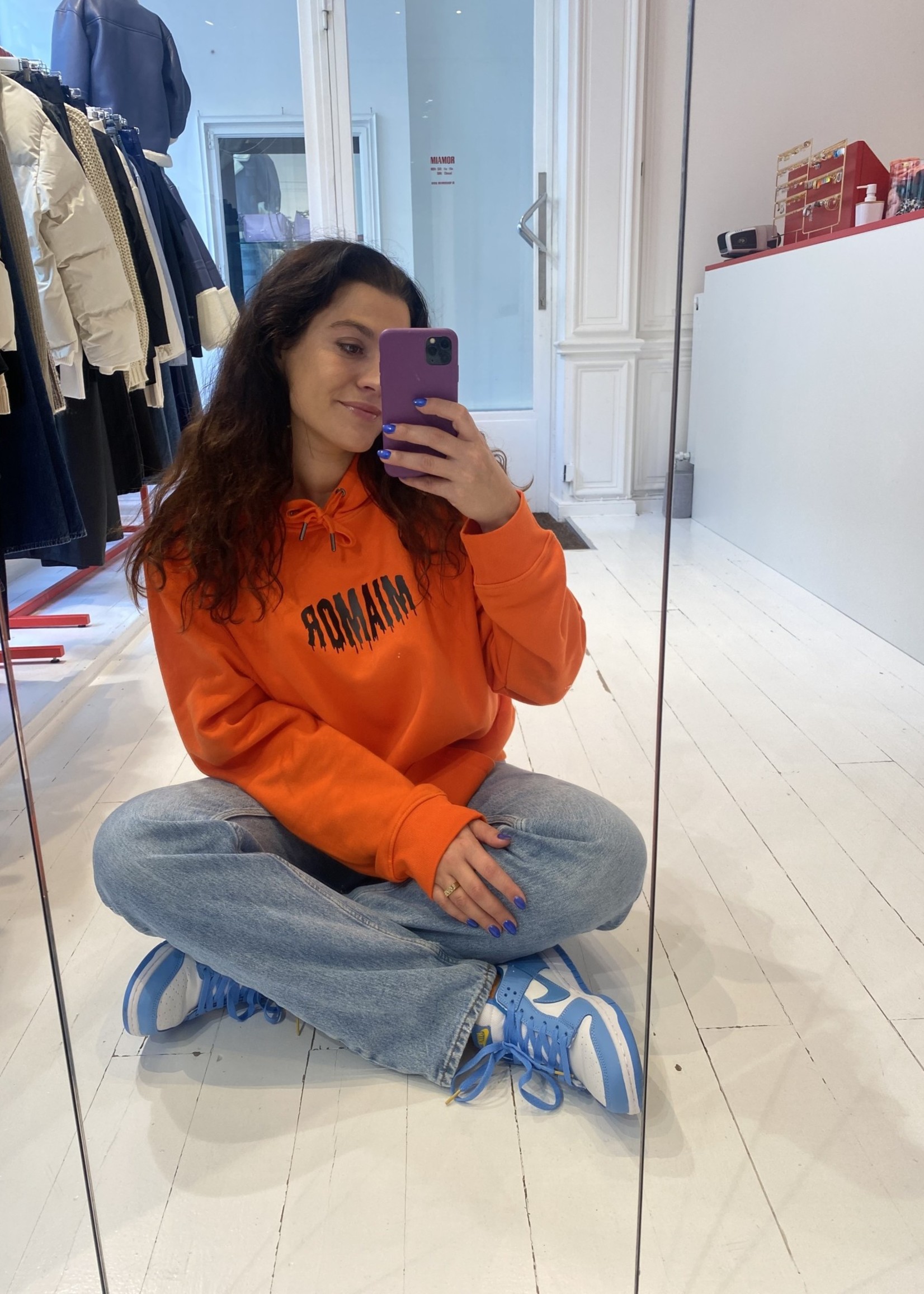 Drippy Miamor Hoodie - Orange