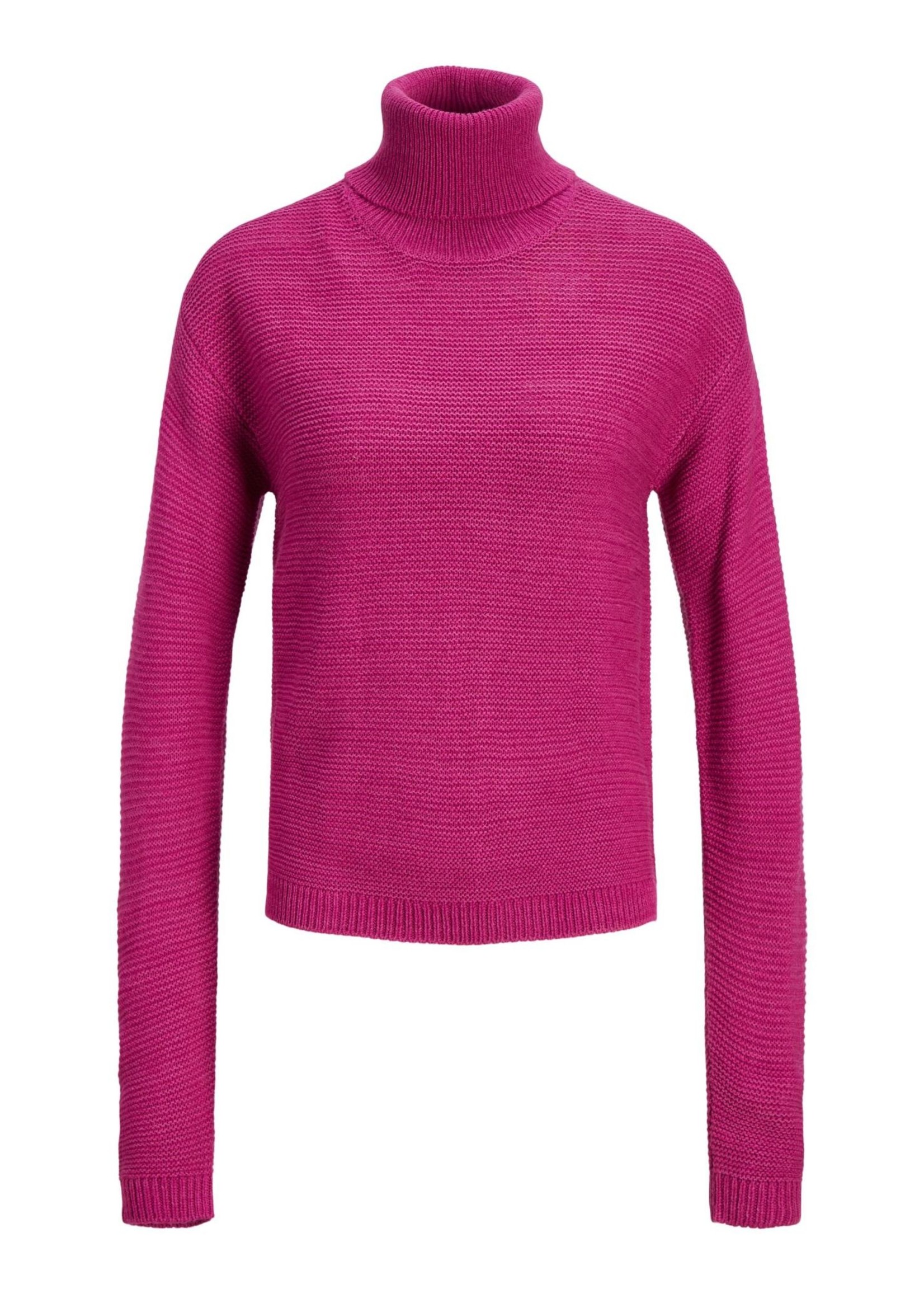 JJXX JXMARIA ROLL NECK KNIT - FUCHSIA