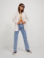 JXMARY FAUX LEATHER BLAZER - SEEDPEARL