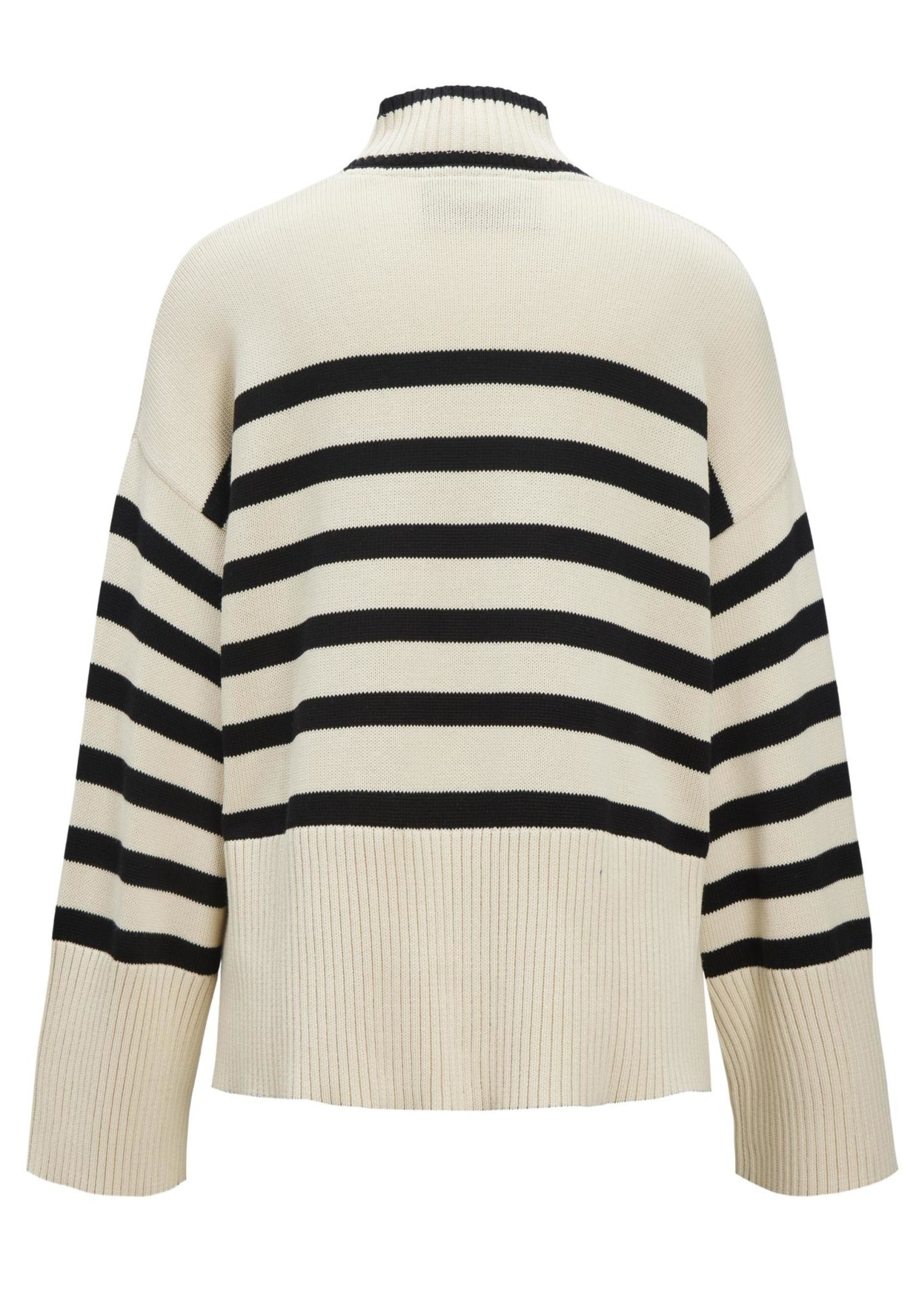 JJXX JXSIA HIGH NECK KNIT - SEEDPEARL