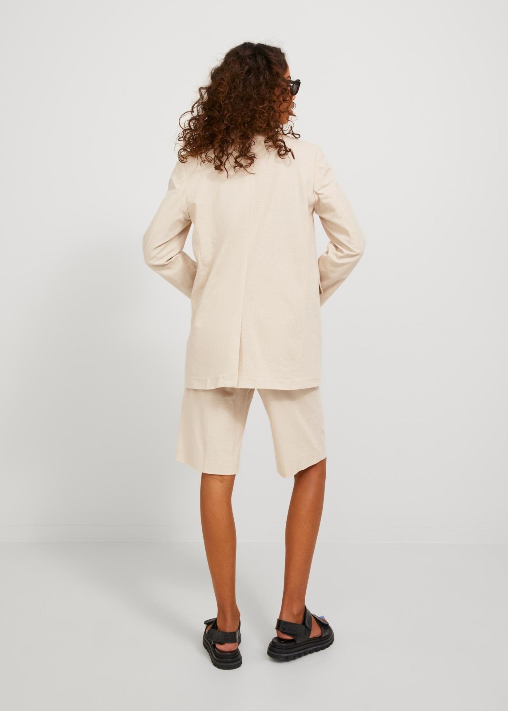 JJXX JXMARY LINEN BLAZER - BEIGE