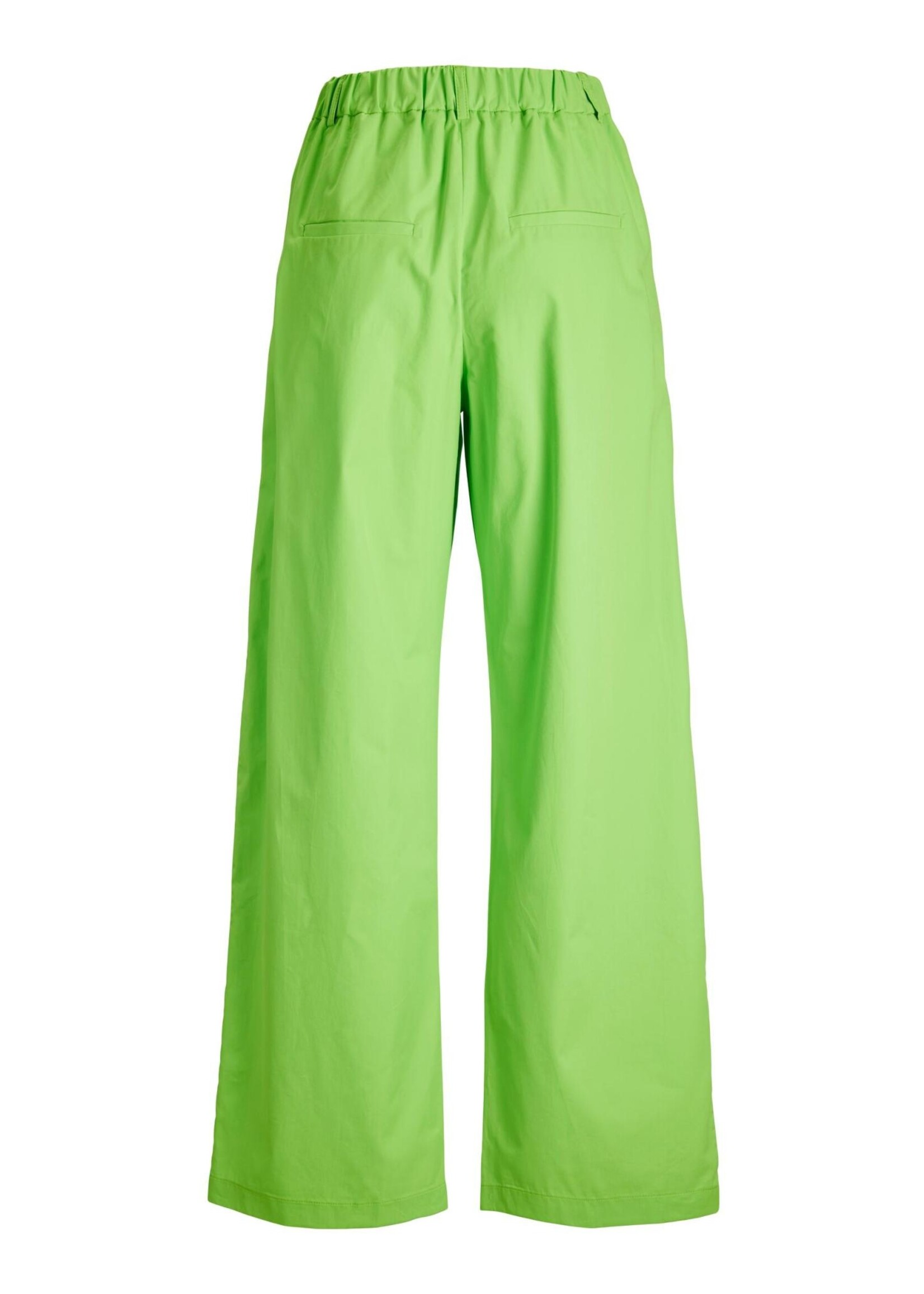 JJXX JXVIGGA RLX WIDE PANT - LIME PUNCH