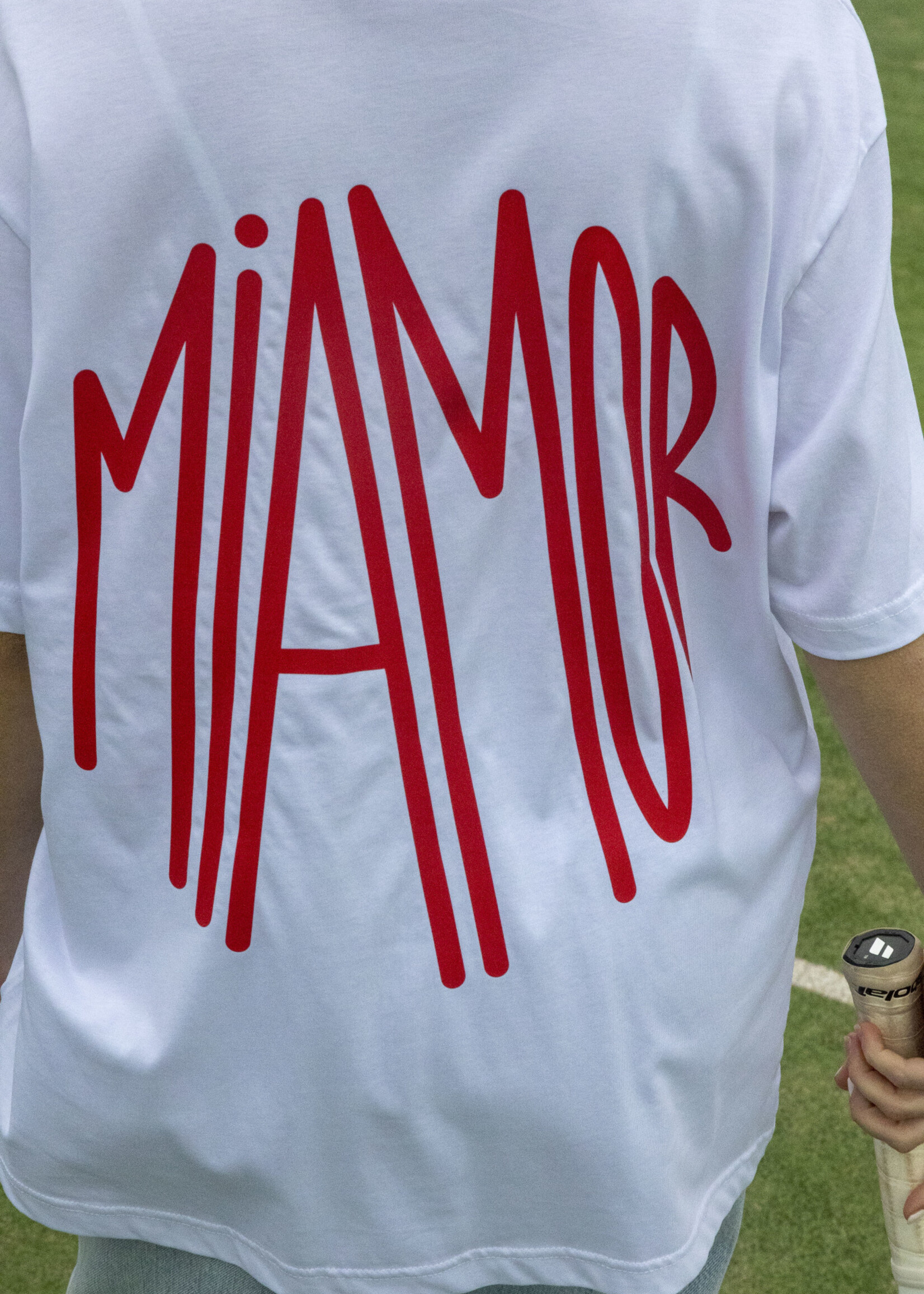 Miamor Unisex Tee White - Red