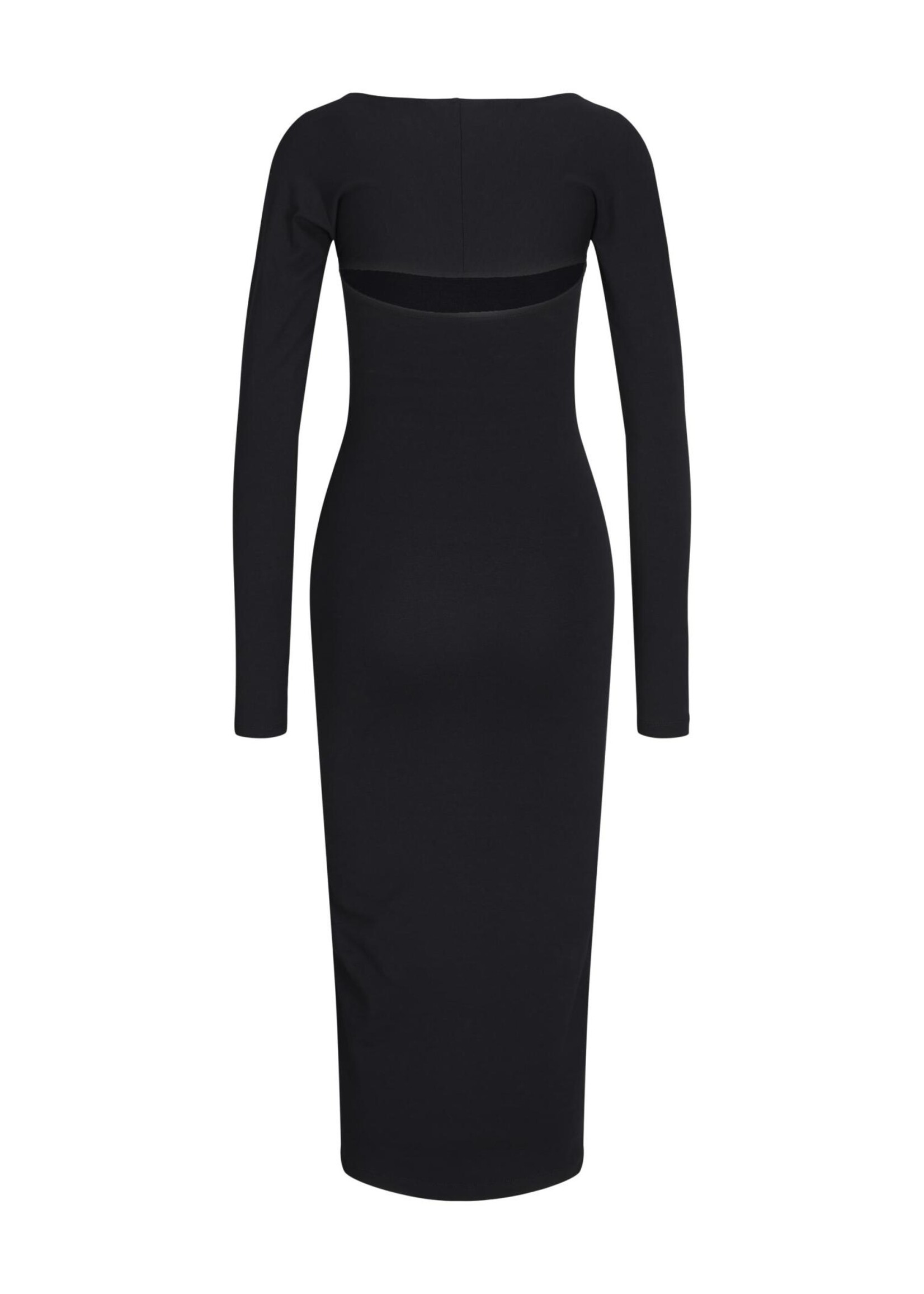 JXELEANOR STRETCH DRESS - BLACK