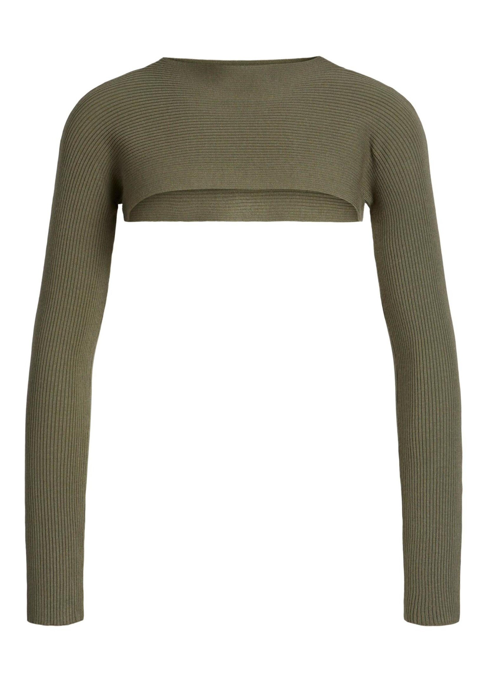 JXSELINA BOLERO KNIT - DUSTY OLIVE