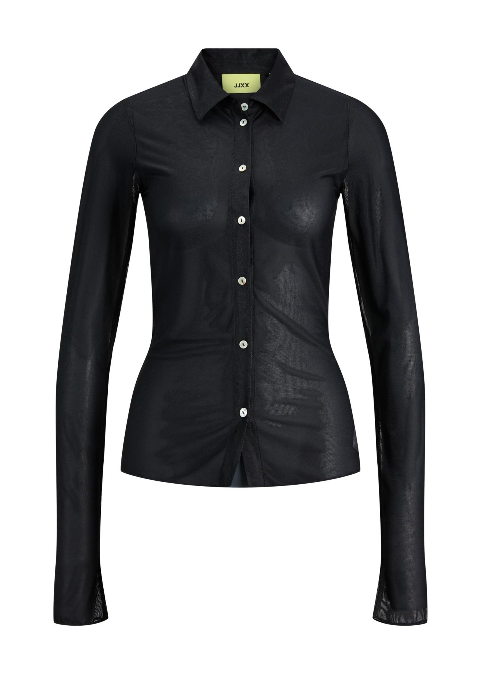 JXCATRIN MESH SHIRT - BLACK