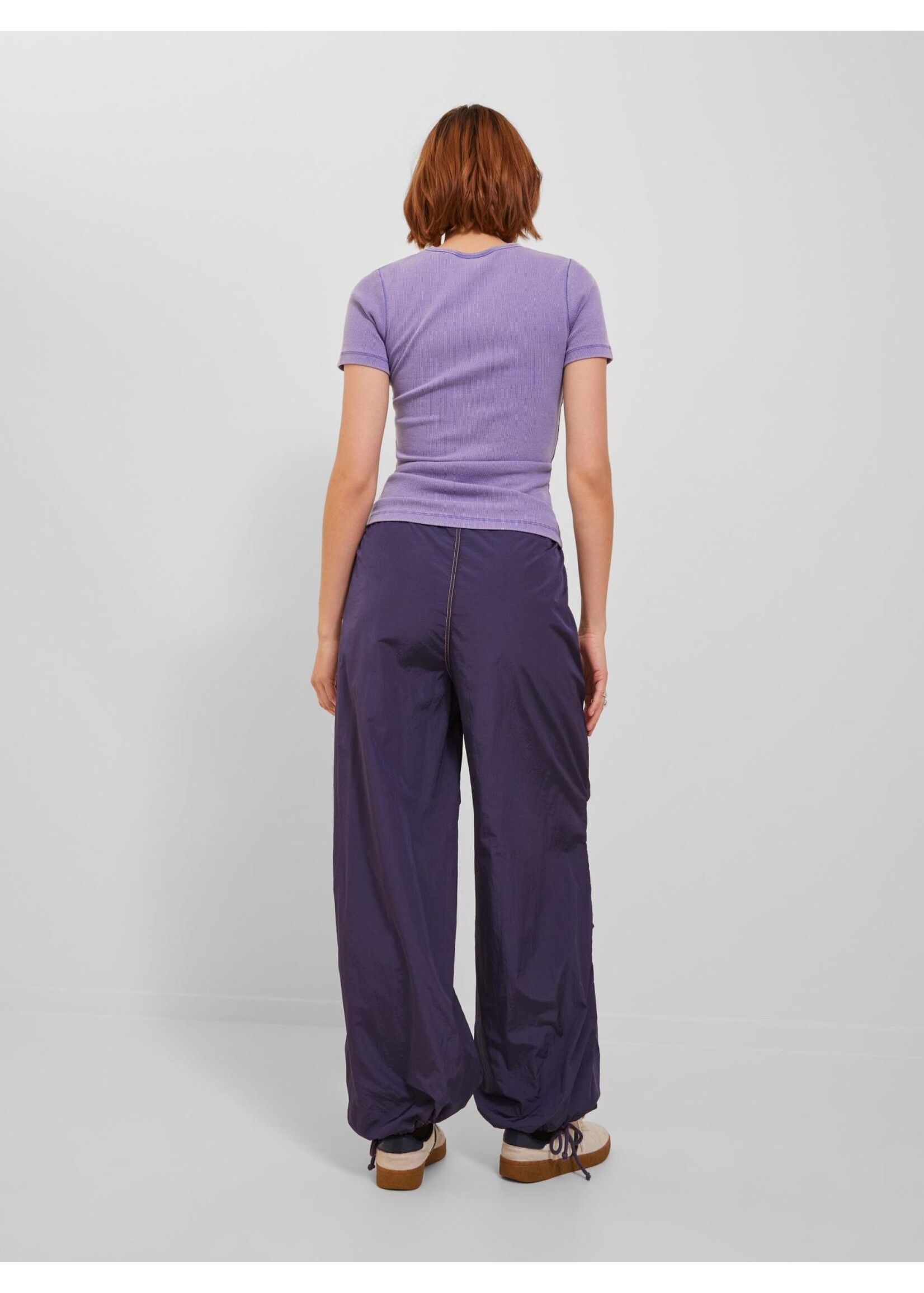 JJXX JXSALLY WIDE PANTS - PURPLE VELVET