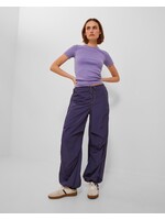 JXSALLY WIDE PANTS - PURPLE VELVET