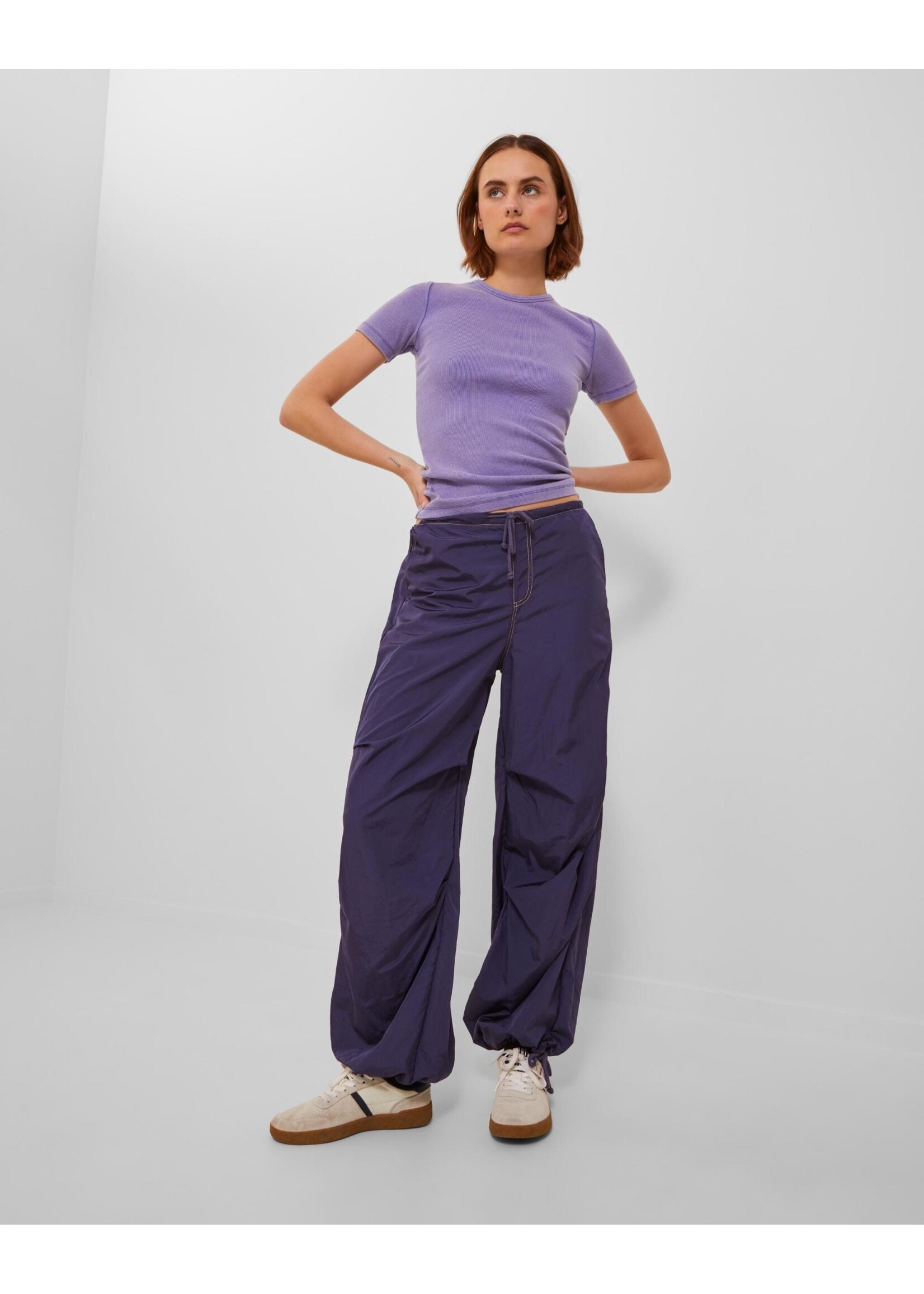 JJXX JXSALLY WIDE PANTS - PURPLE VELVET