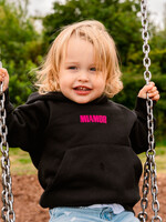 Mini Miamor Hoodie - Black Neon Pink