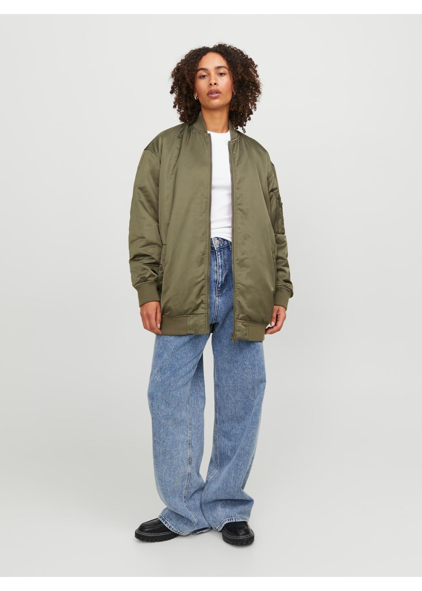 JJXX JXHAILEY LONG BOMBER - DUSTY OLIVE