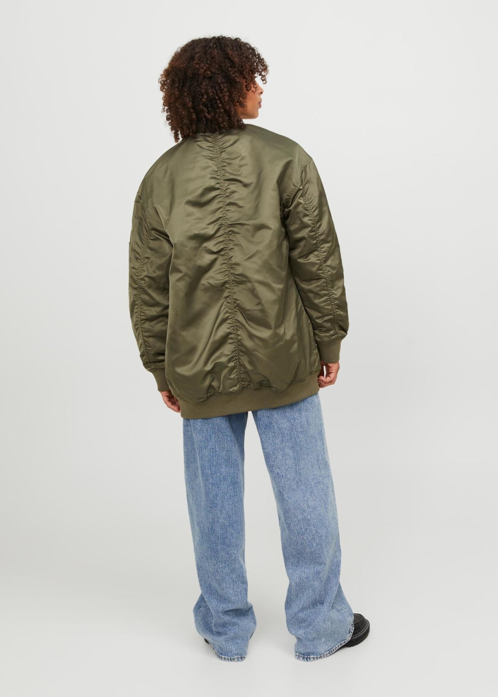 JJXX JXHAILEY LONG BOMBER - DUSTY OLIVE