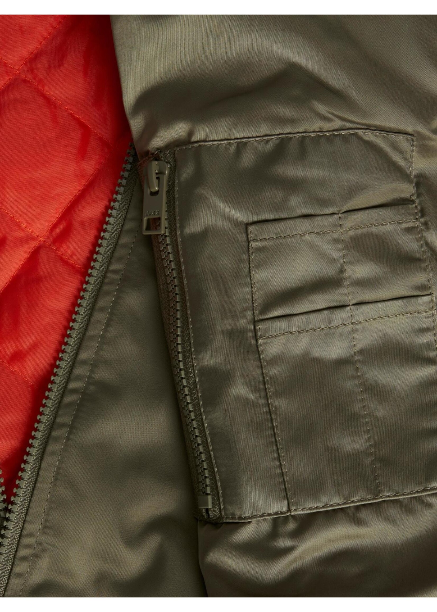 JJXX JXHAILEY LONG BOMBER - DUSTY OLIVE