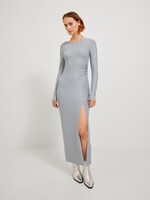 JXZIA GLITTER ANKLE DRESS - SILVER