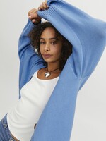 JXLEXI TWIST CARDIGAN KNIT - SILVER LAKE BLUE