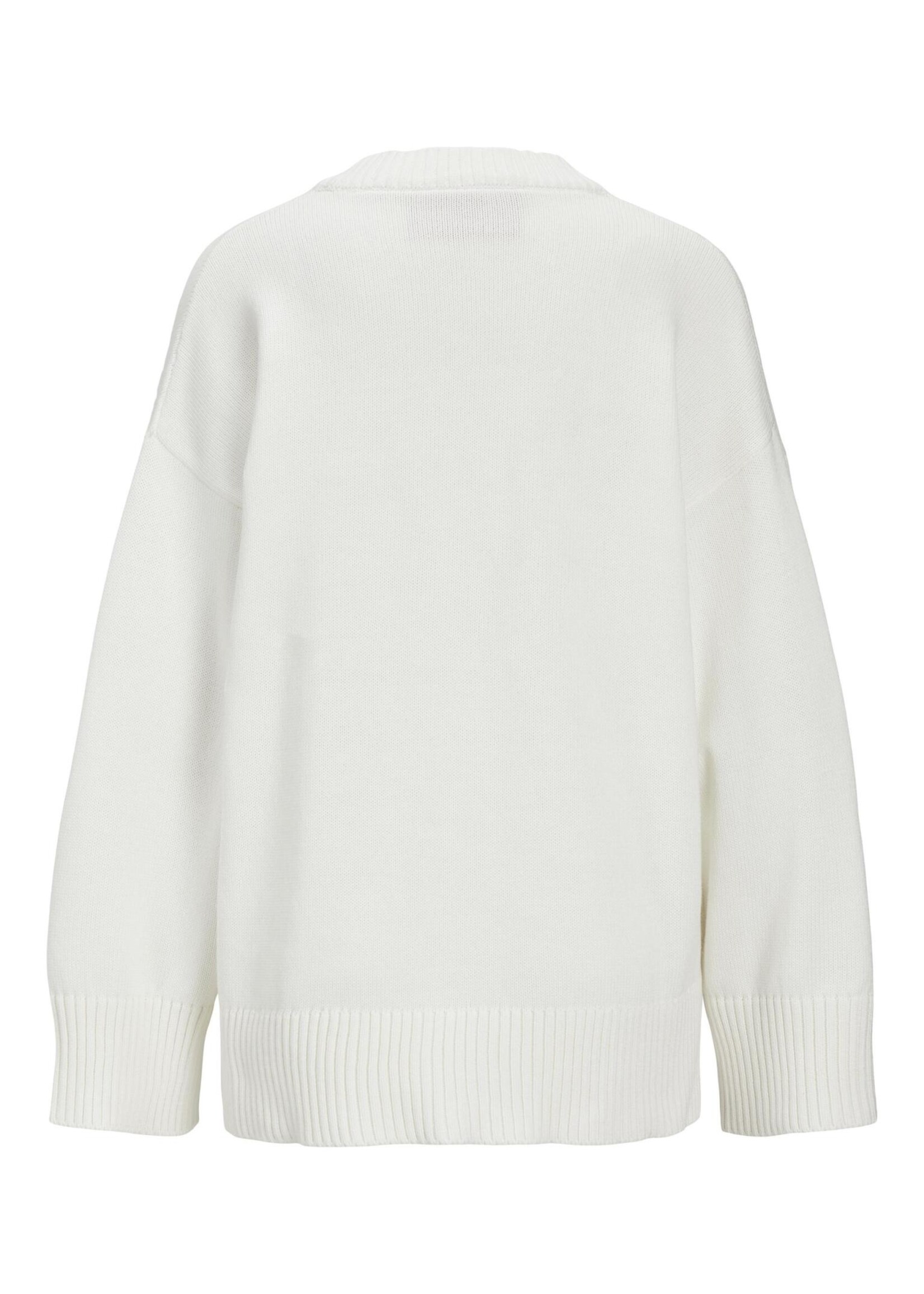 JXLEXI TWIST CARDIGAN KNIT - SNOW WHITE