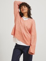 JJXX JXLICA V NECK KNIT - PEACH ECHO