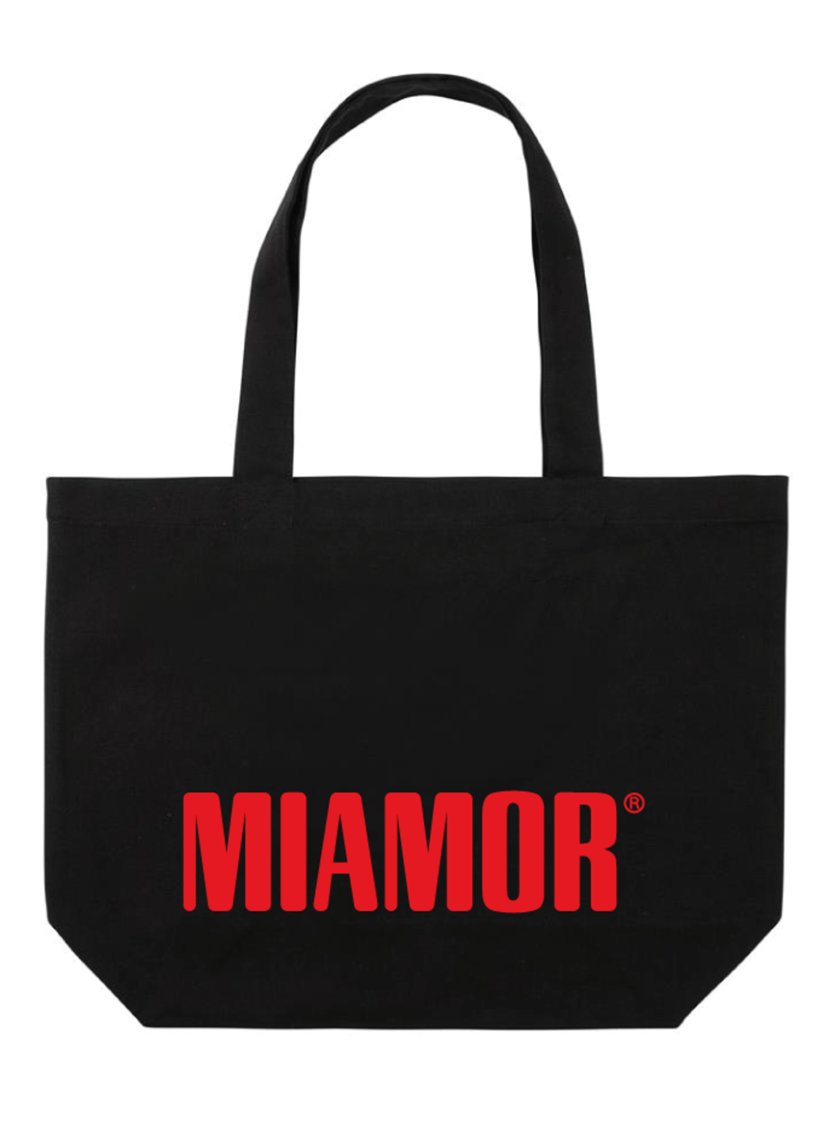 Miamor Tote bag - Black Red Logo