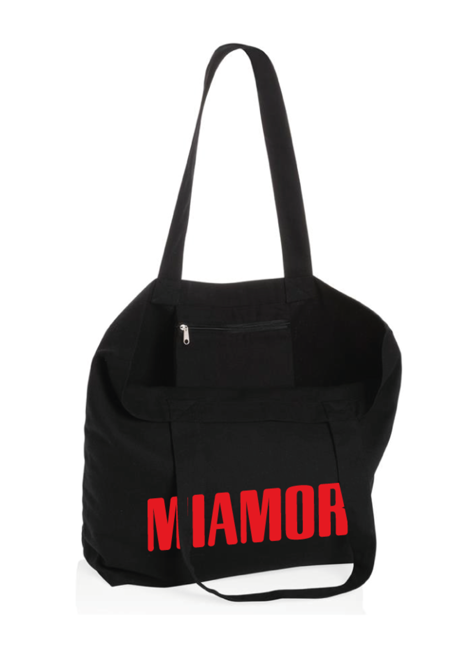 Miamor Tote bag - Black Red Logo