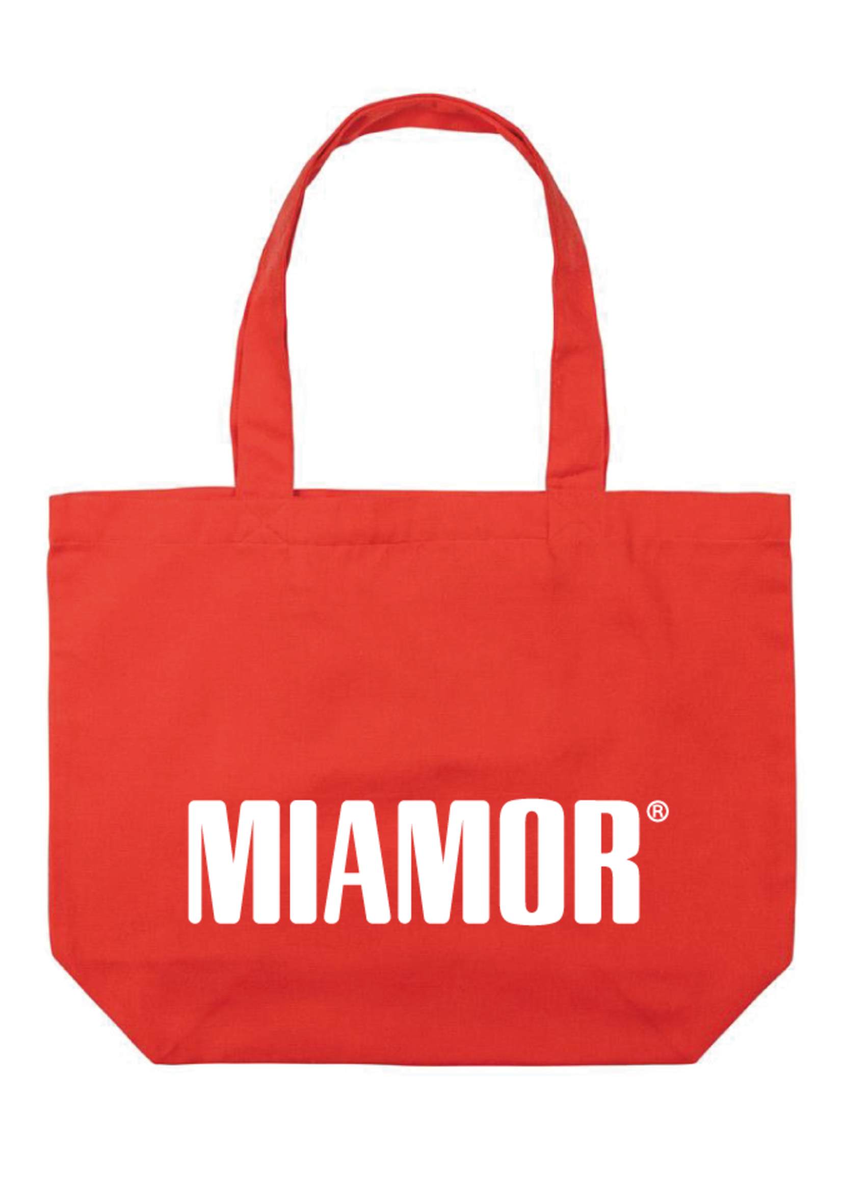 Red Miamor Tote Bag - White Logo