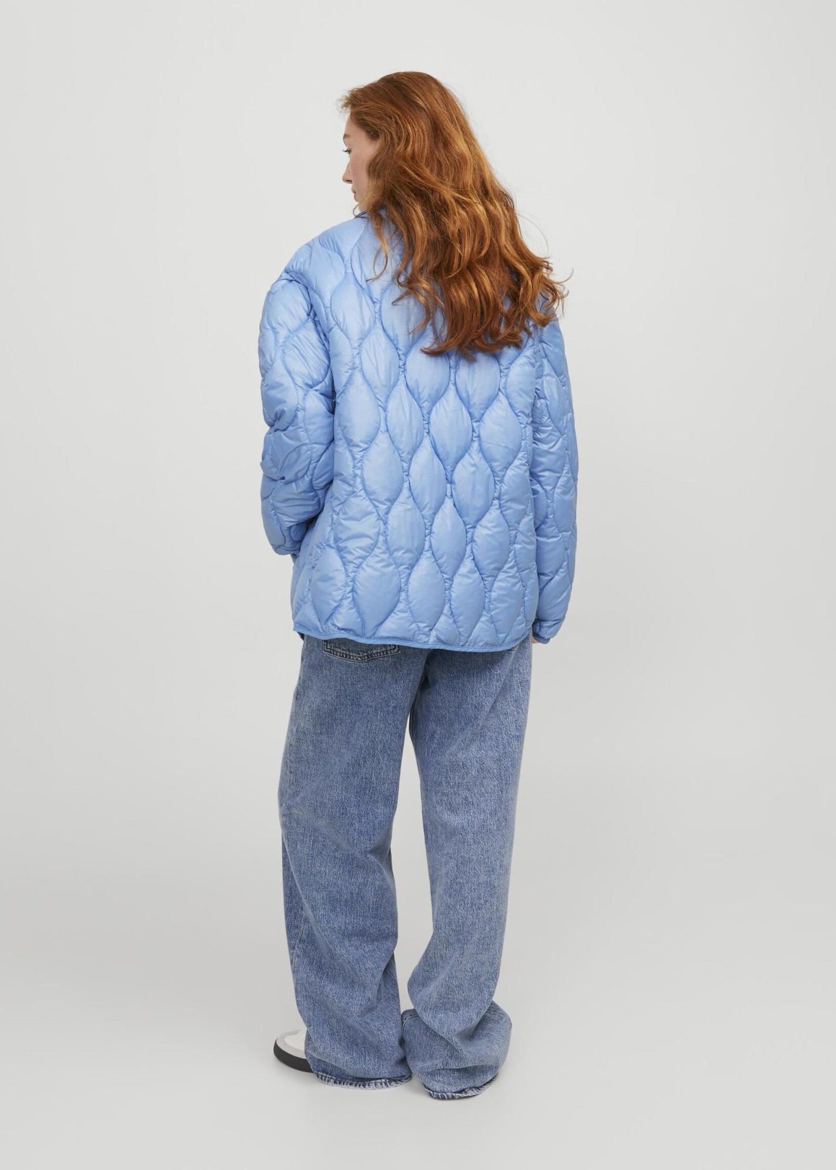 JJXX JXMARI QUILTED JACKET - SILVER LAKE BLUE