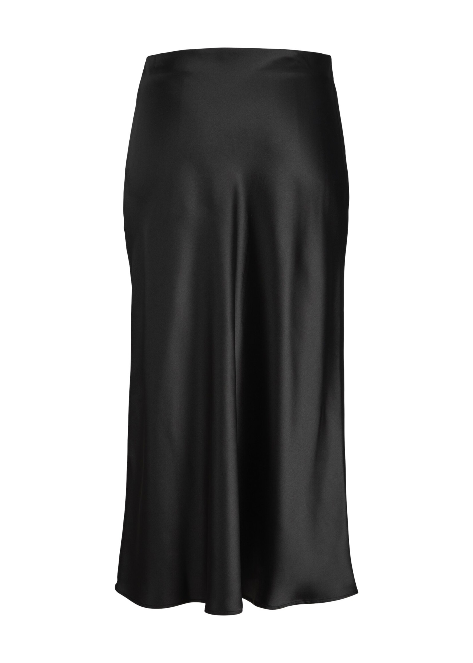 JJXX JXKIMMIE MW SATIN MIDI SKIRT - BLACK