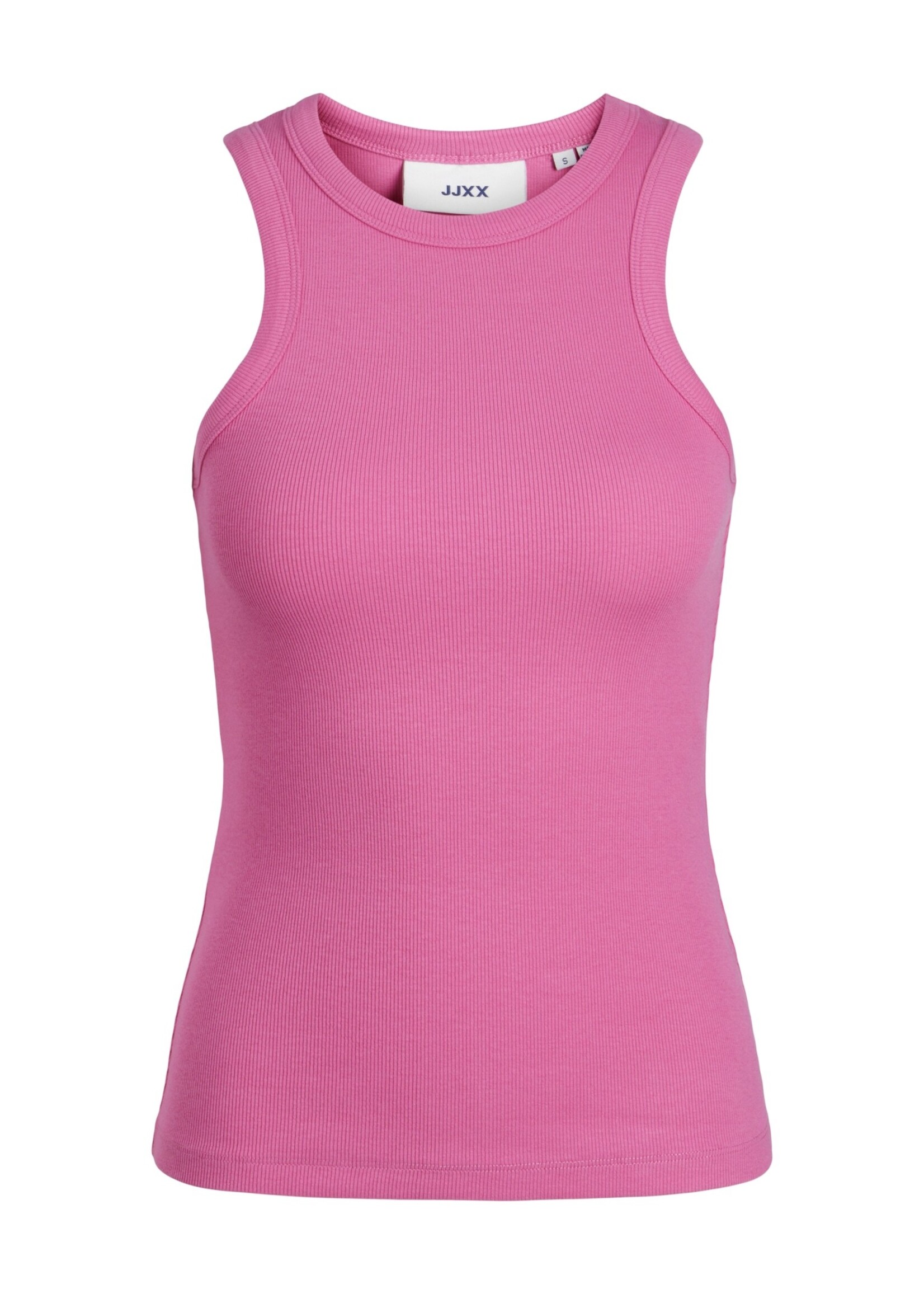 JXFOREST RIB TOP - CARMINE ROSE