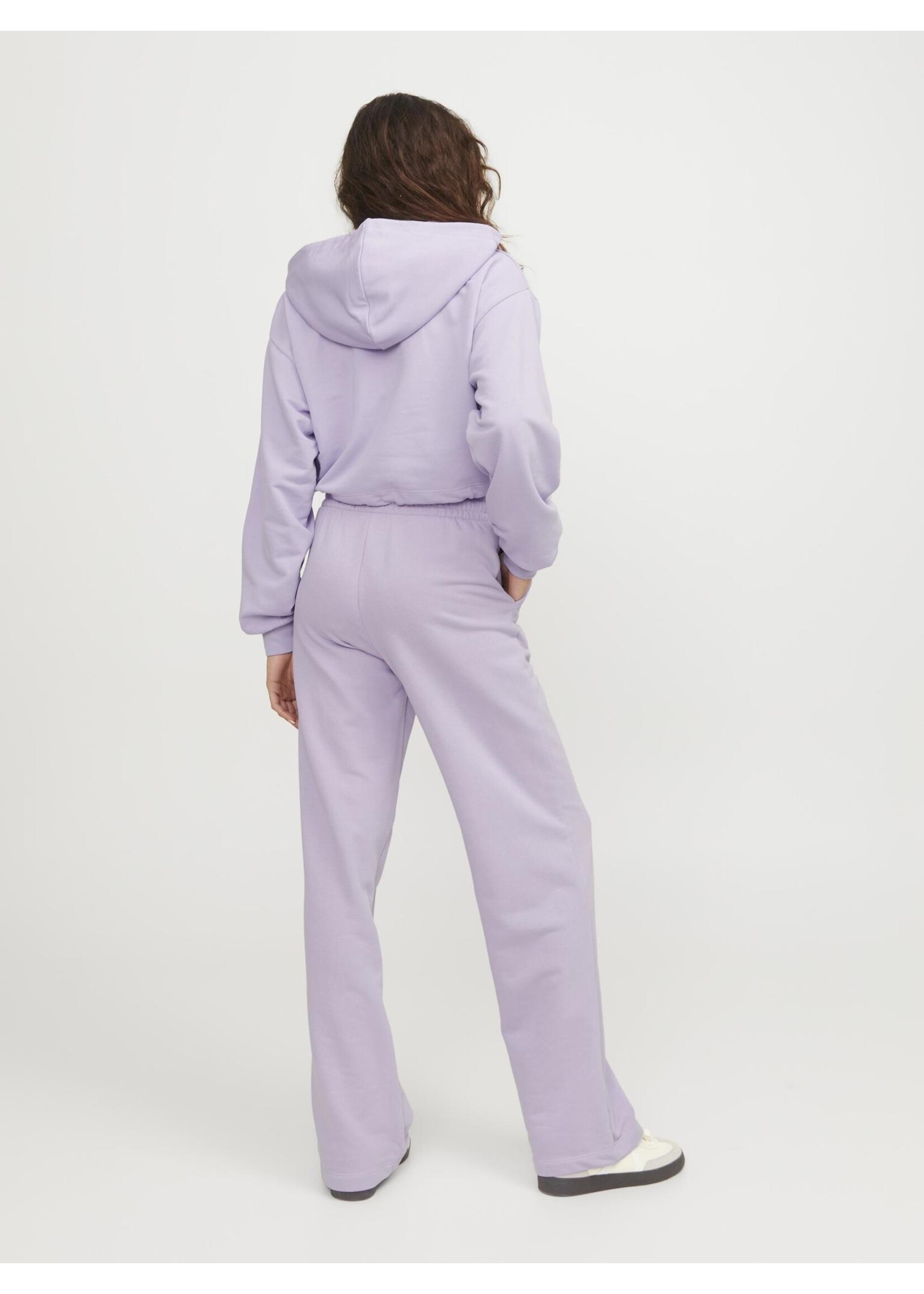 JJXX JXALFA REG WIDE HW PANTS SWT - LILAC BREEZE