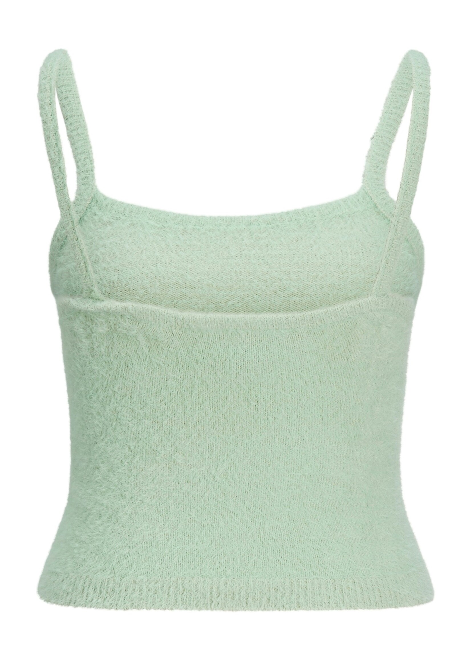 JJXX JXOLIVIA TOP KNIT - GRAYED JADE