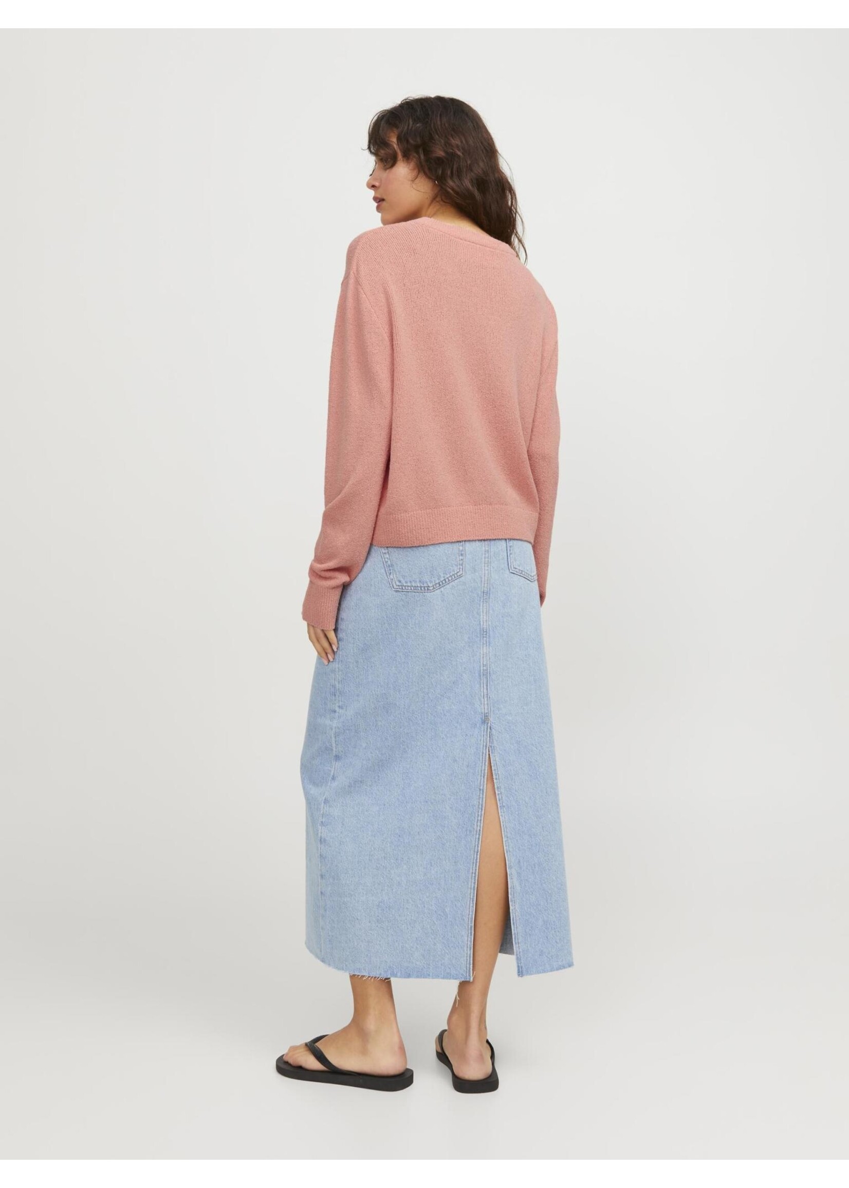 JJXX JXDAISY CREW NECK KNIT -  BURNT CORAL