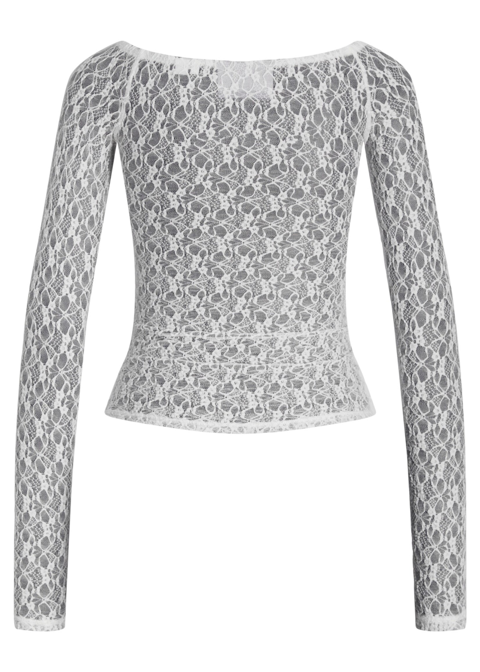 JJXX JXSOPHIA LS TOP - BLANC DE BLANC