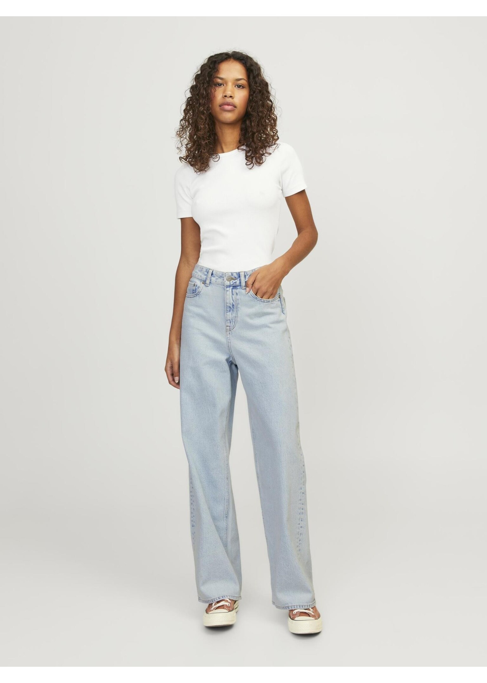 JXTOKYO WIDE HW JEANS R6084 - LIGHT BLUE DENIM