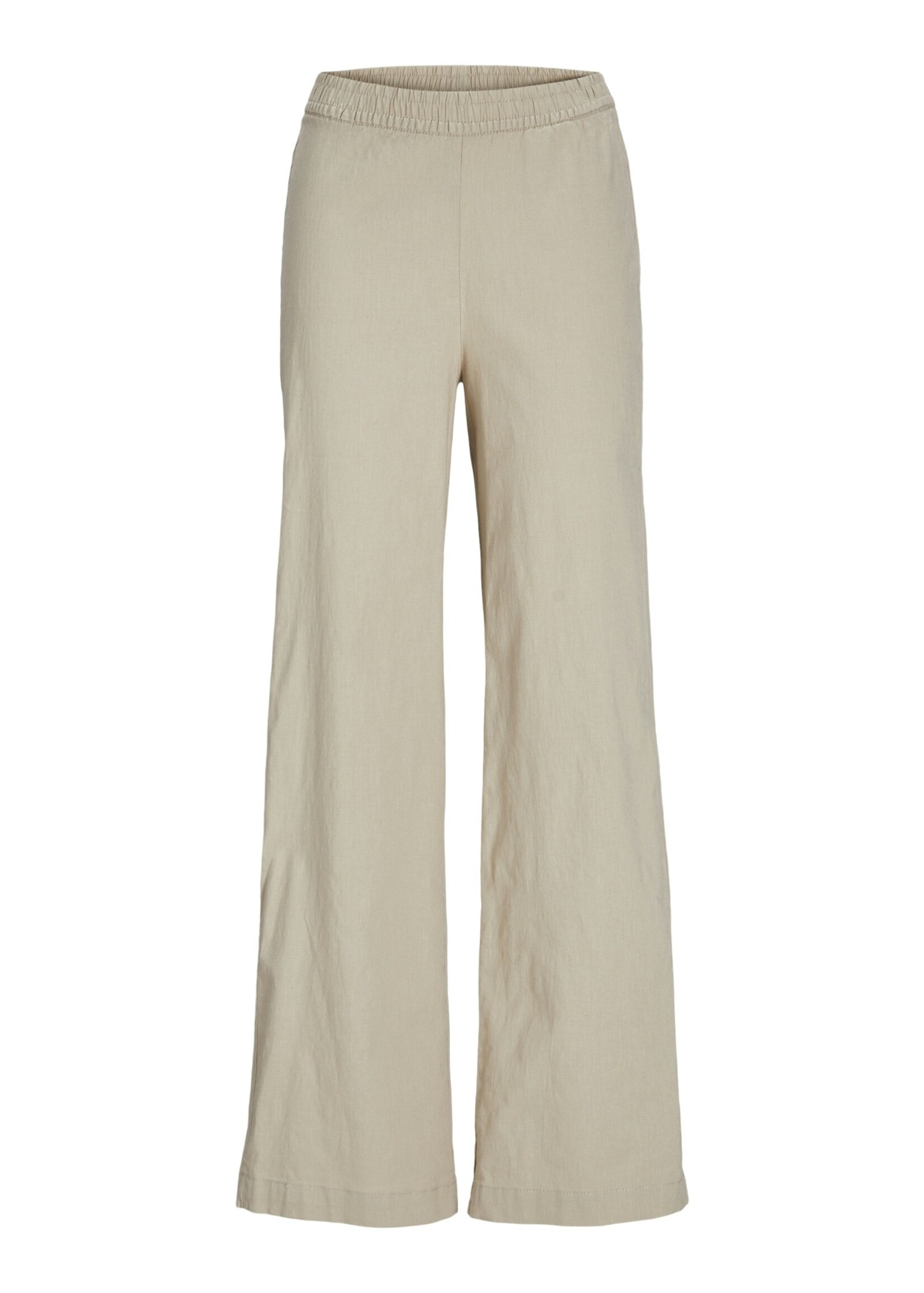 JJXX JXPOPPY LINEN HW PANT - FEATHER GRAY