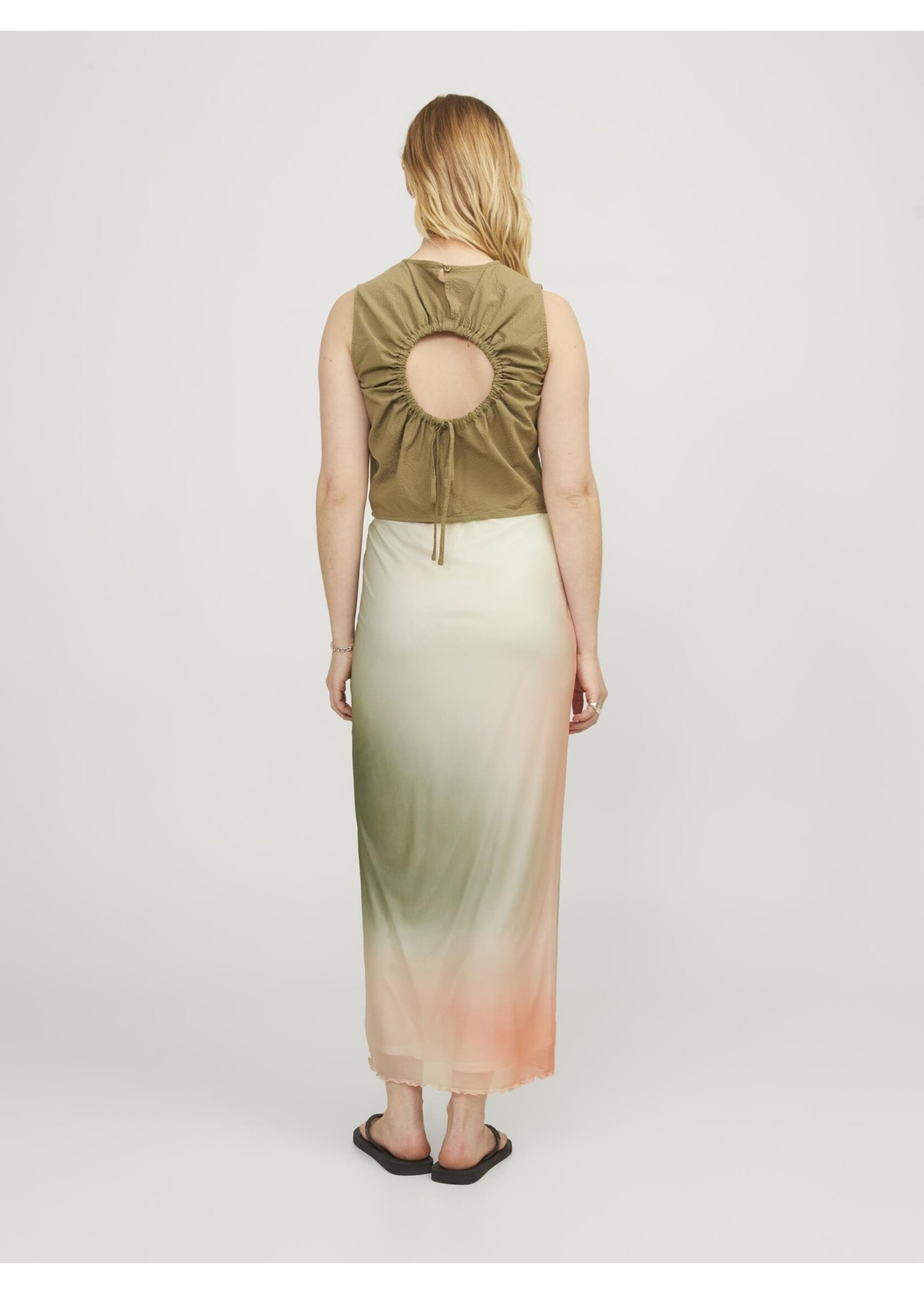 JJXX JXSAGE MESH MW SKIRT - SMALL BLUR PRINT
