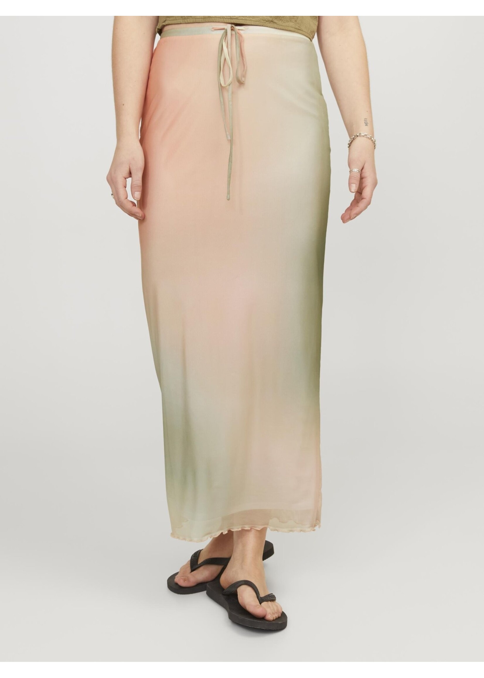 JJXX JXSAGE MESH MW SKIRT - SMALL BLUR PRINT
