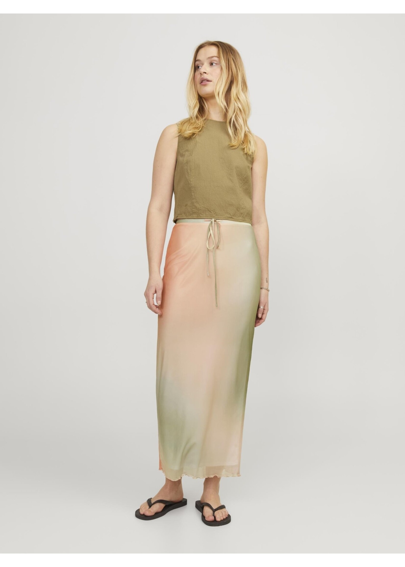 JJXX JXSAGE MESH MW SKIRT - SMALL BLUR PRINT